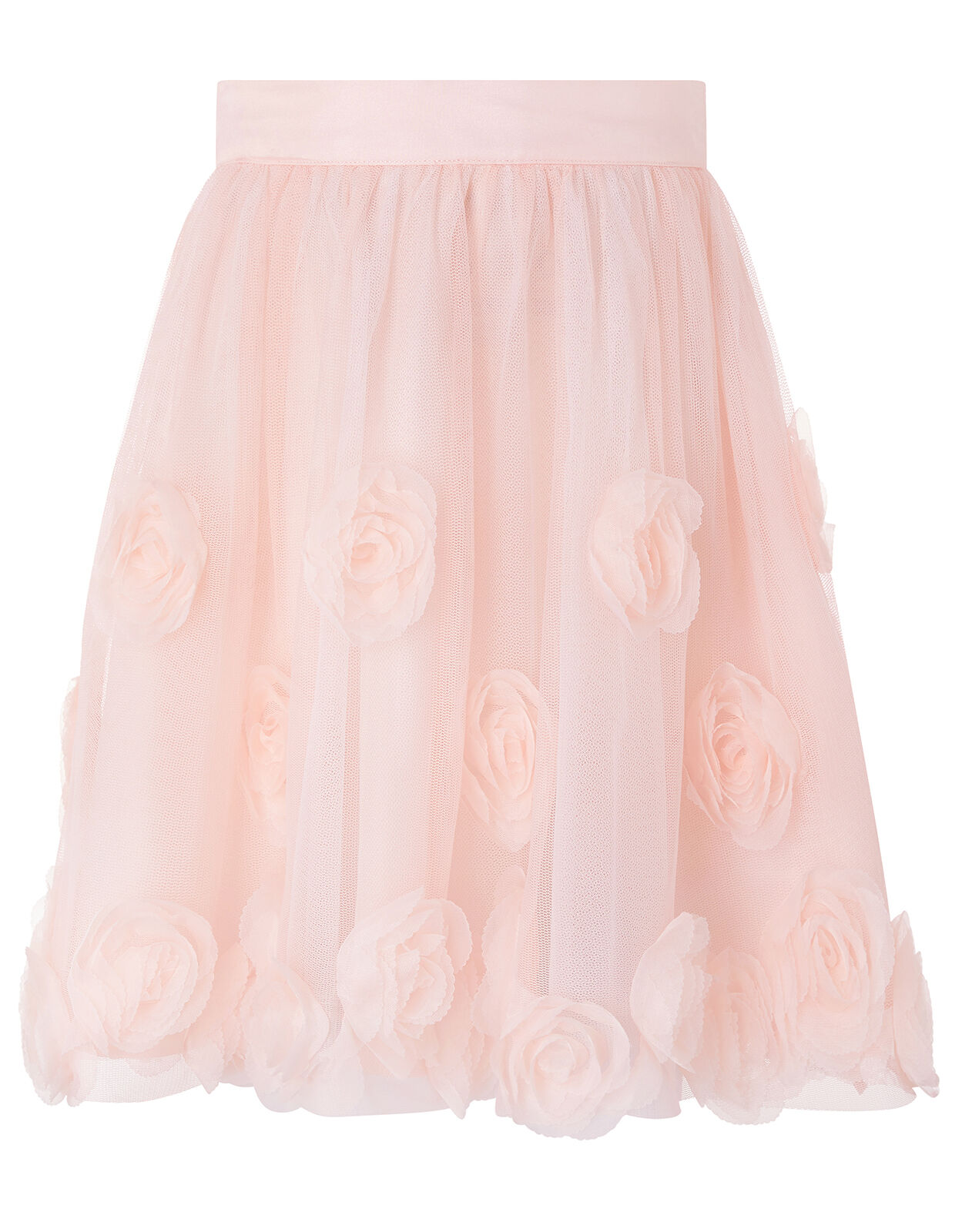 3D Roses Tulle Skirt Pink Girls Skirts Monsoon Global