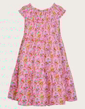 Floral Tile Beach Dress, Purple (LILAC), large