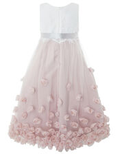 Ianthe 3D Flower Dress, Pink (DUSKY PINK), large