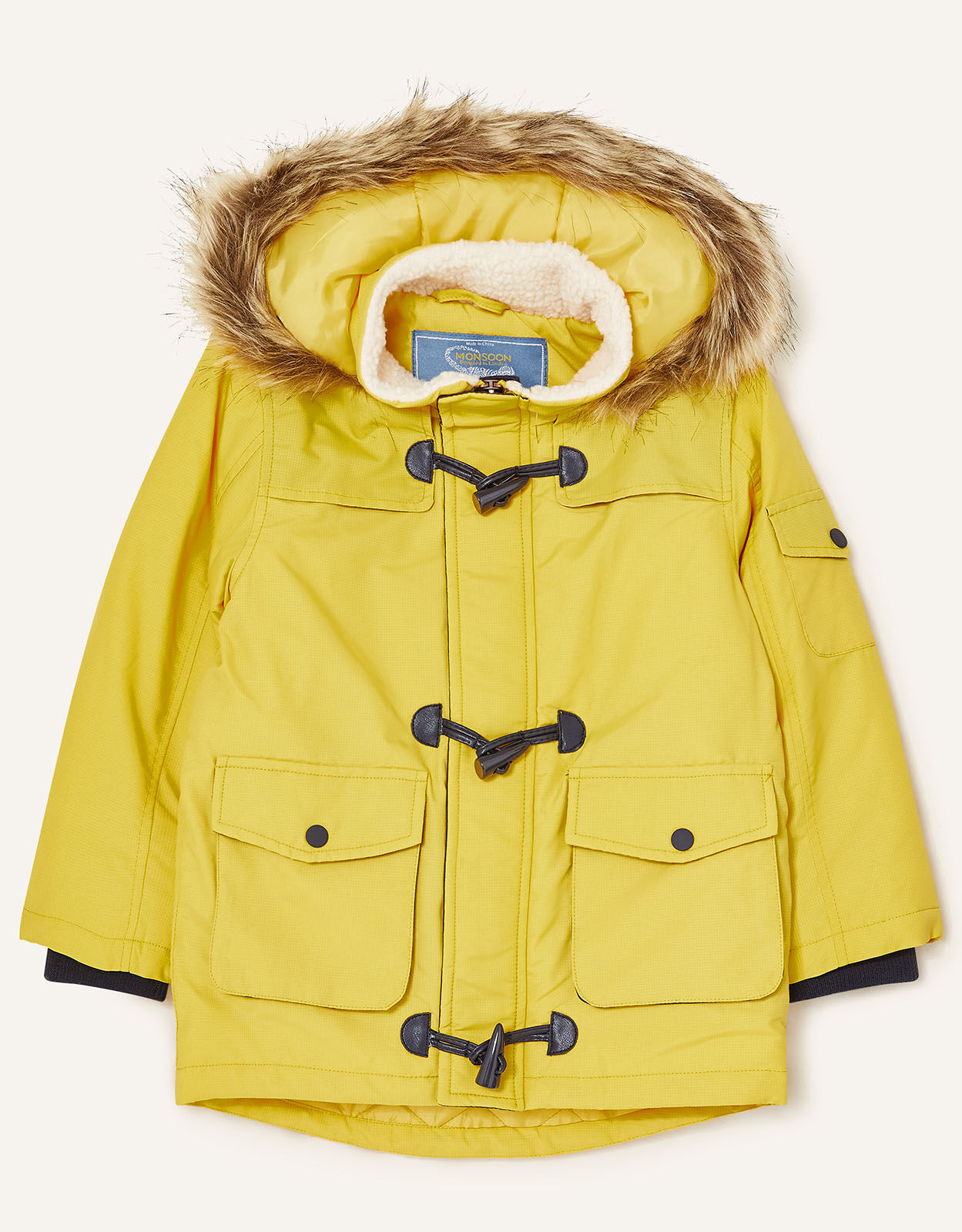 Monsoon boys duffle coat clearance
