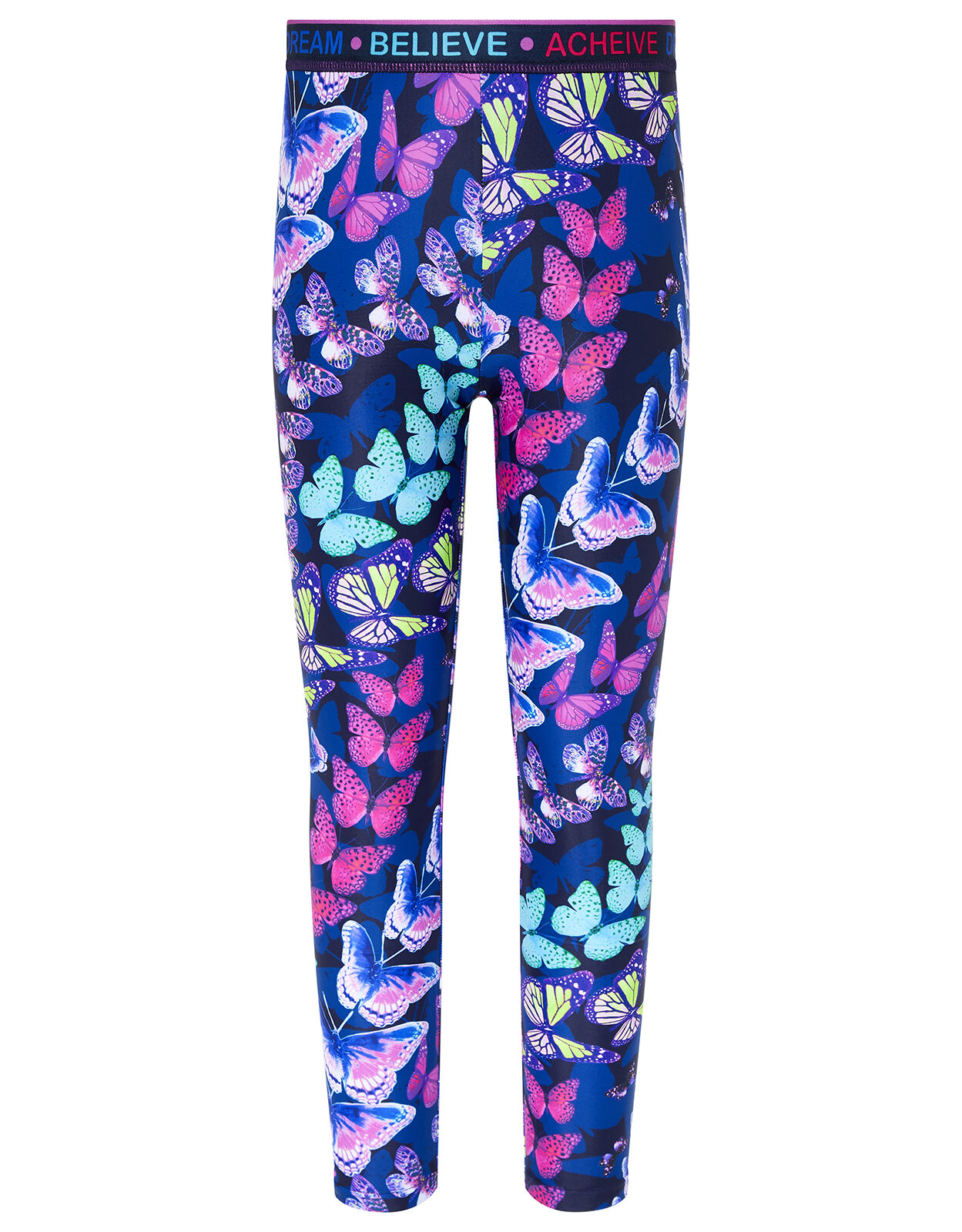 Dream Believe Achieve Leggings Multi Girls Trousers Shorts Monsoon Global