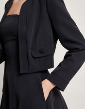 Briar Cropped Jacket, Black (BLACK), large