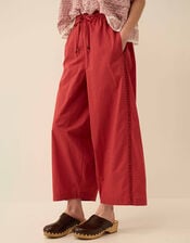 East Irina Cotton Embroidered Trousers, Pink (ROSE), large