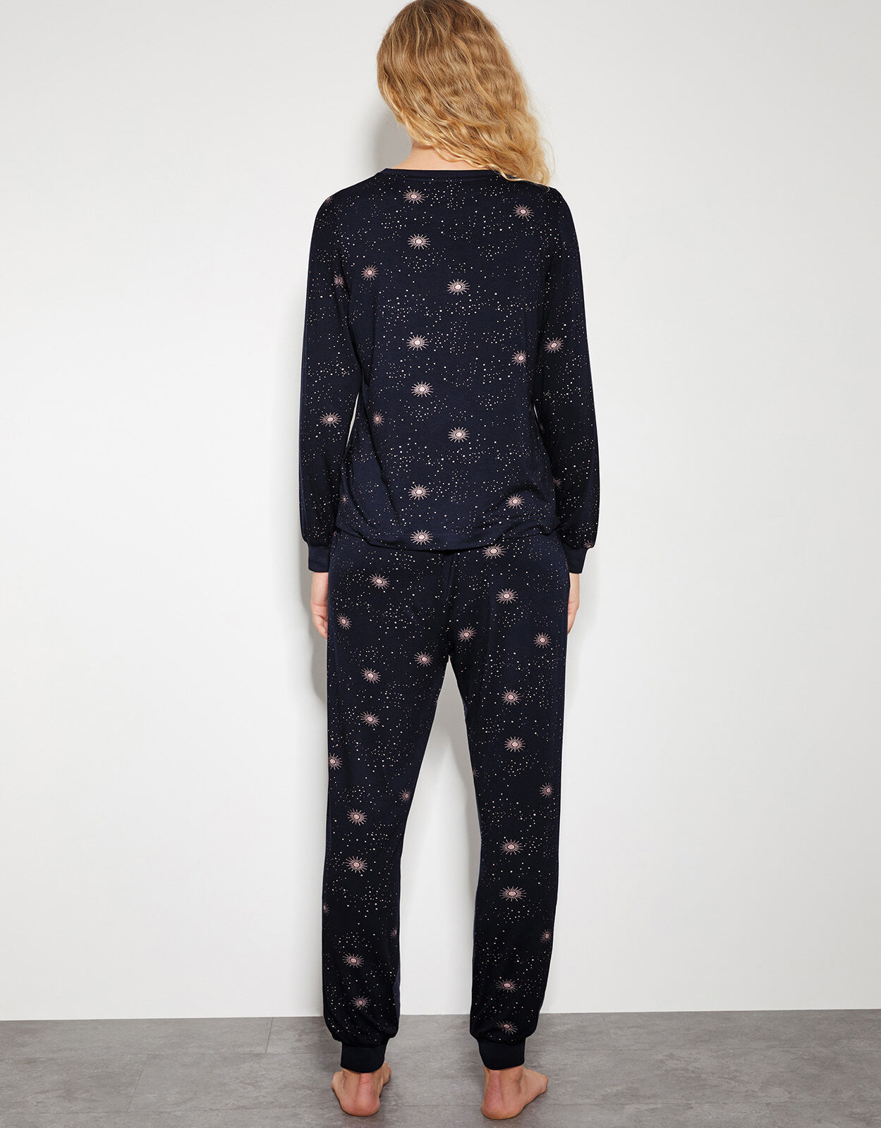 Star print pyjamas top