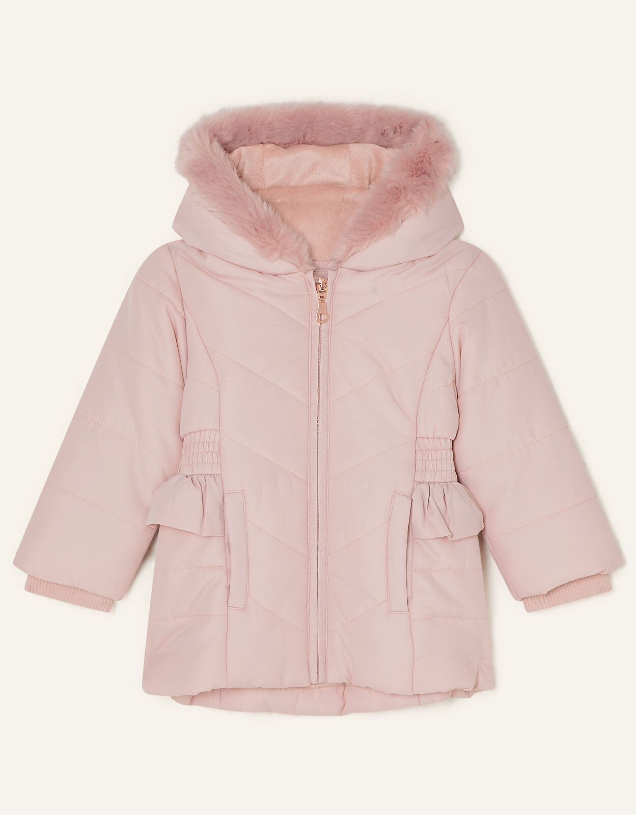 Baby girl discount pink coat