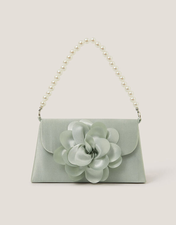 Mini Flower Bridesmaid Bag, Green (SAGE), large