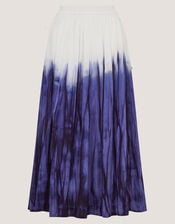 Elise Ombr&eacute; Dip Dye Midi Skirt, Blue (BLUE), large