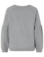 Star Sequin Sweatshirt and Legging Set, Grey (GREY), large