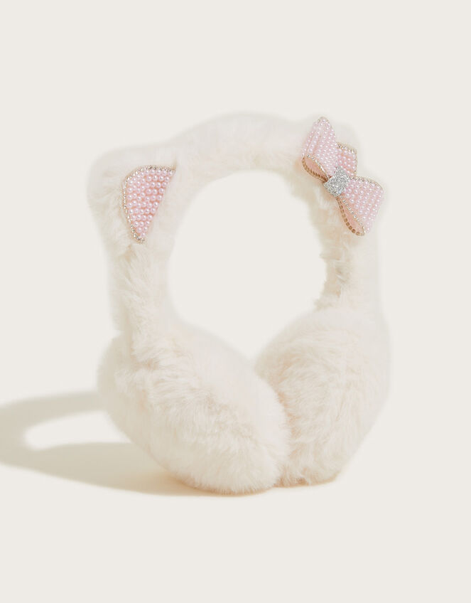 Pearl Cat Earmuffs, , large