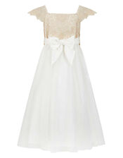 Estella Sparkle Dress, Gold (GOLD), large