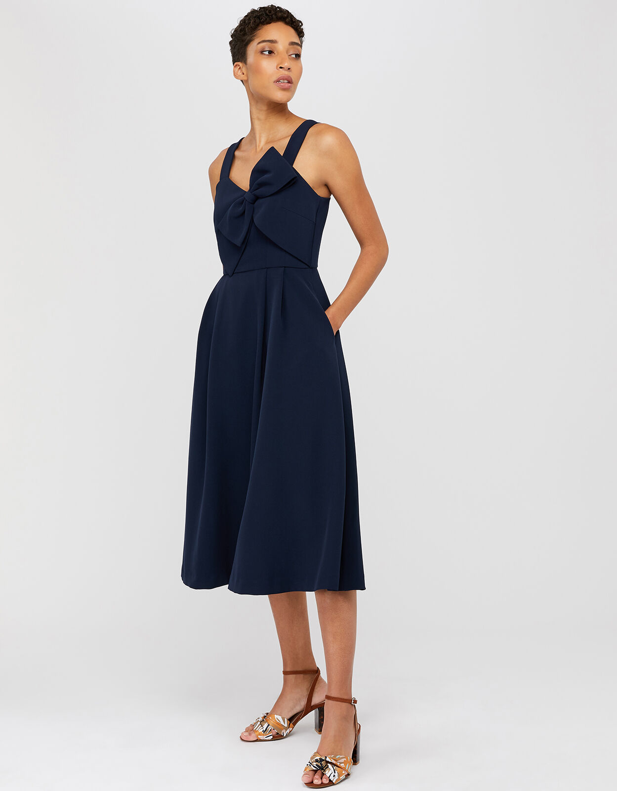 Monsoon fit and flare dress hotsell