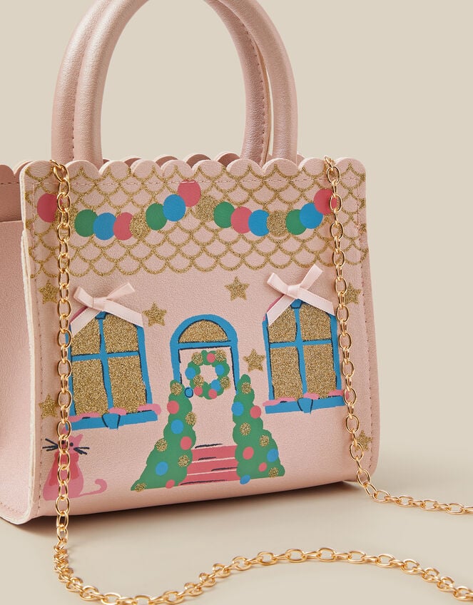 Candy House Scene Tote Bag, , large