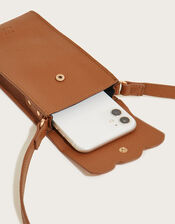 Leather Phone Holder, Tan (TAN), large