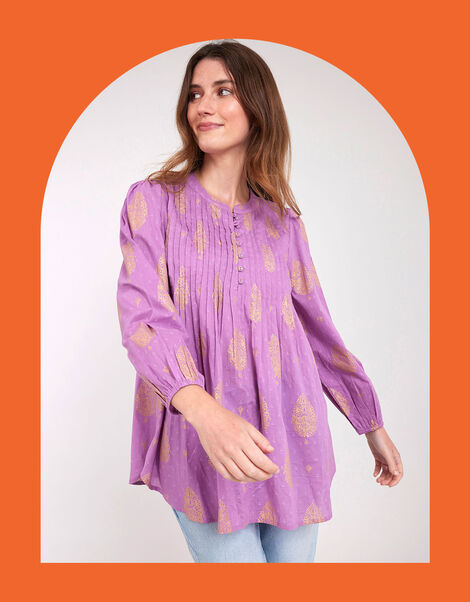 East Josie Top, Purple (LILAC), large