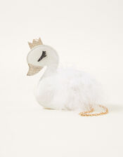 Sara Fluffy Swan Bag, , large