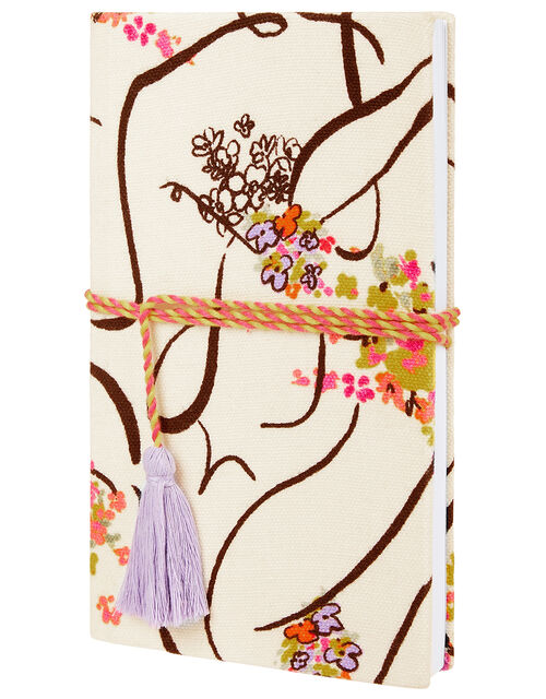 Lady Garden Printed Notebook with Organic Cotton, , large
