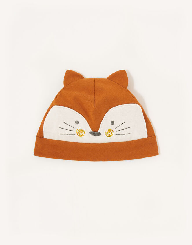 Baby Fox Hat, Orange (ORANGE), large