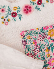 Baby Floral Top & Leggings Set, Ivory (IVORY), large