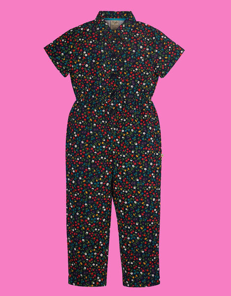 Frugi Bowie Boiler Suit, Blue (NAVY), large