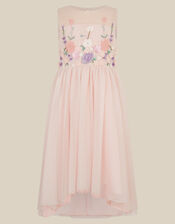 Matilda Sleeveless Meadow Party Dress, Pink (PINK), large