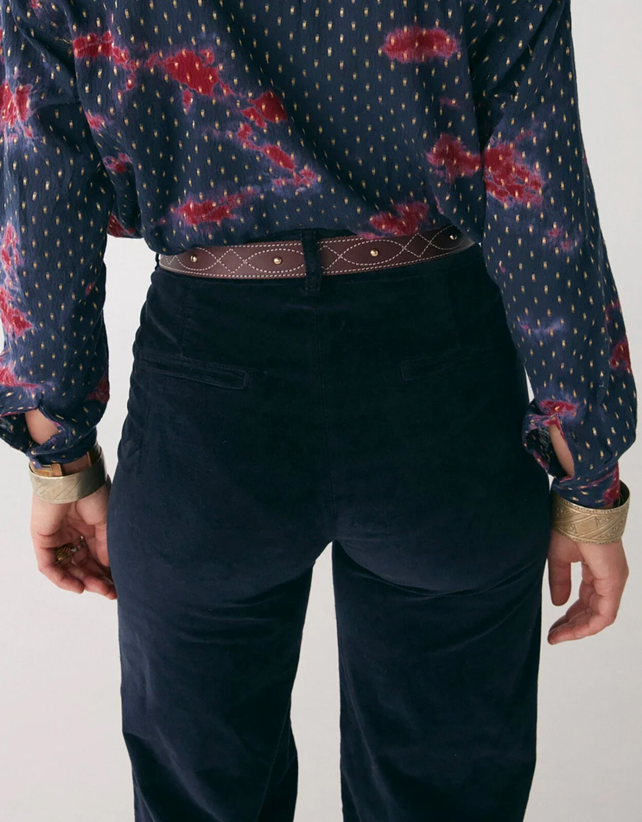 Monsoon velvet trousers sale