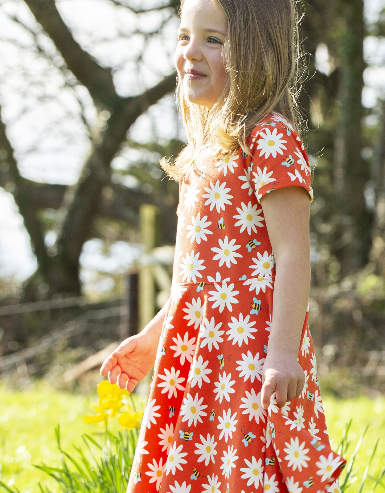Frugi Spring Skater Dress Multi