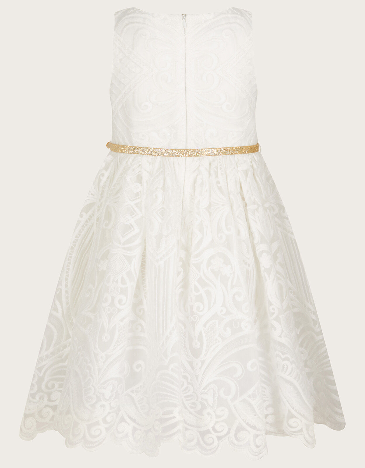 Monsoon white cheap lace dress