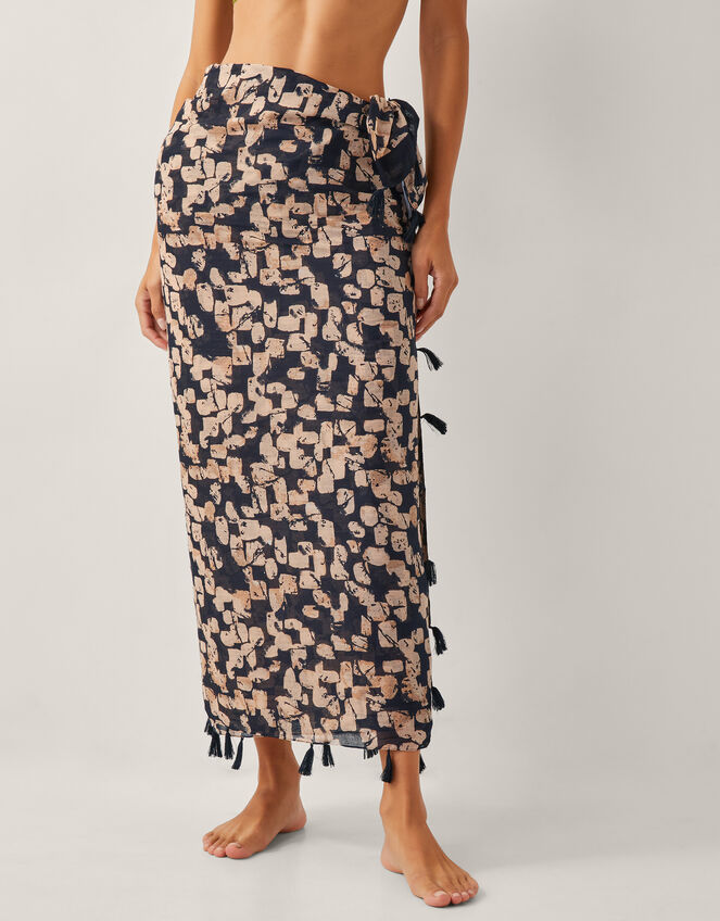 Alwena Abstract Print Sarong, , large