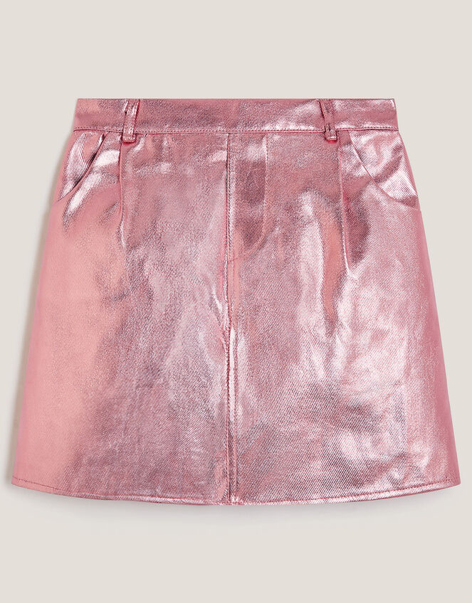 Nadine Metallic Skirt, Gold (ROSE GOLD), large
