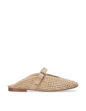 Bibi Lou Maia Suede Mule Flats, White (OFF WHITE), large