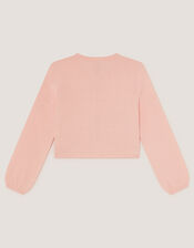 Harper Lace Cardigan, Pink (PINK), large