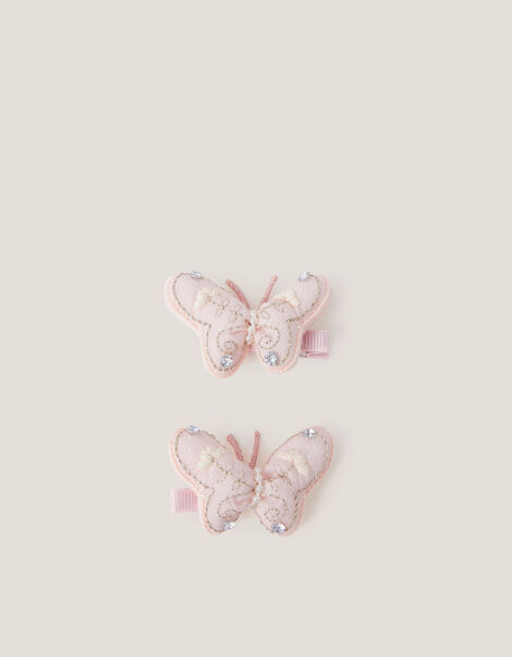 2-Pack 3D Butterfly Hair Clips, , large