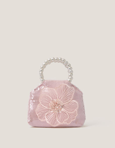 Leila Sequin Flower Bag, , large