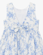 Trotters Maeva Big Bow Dress, Blue (BLUE), large