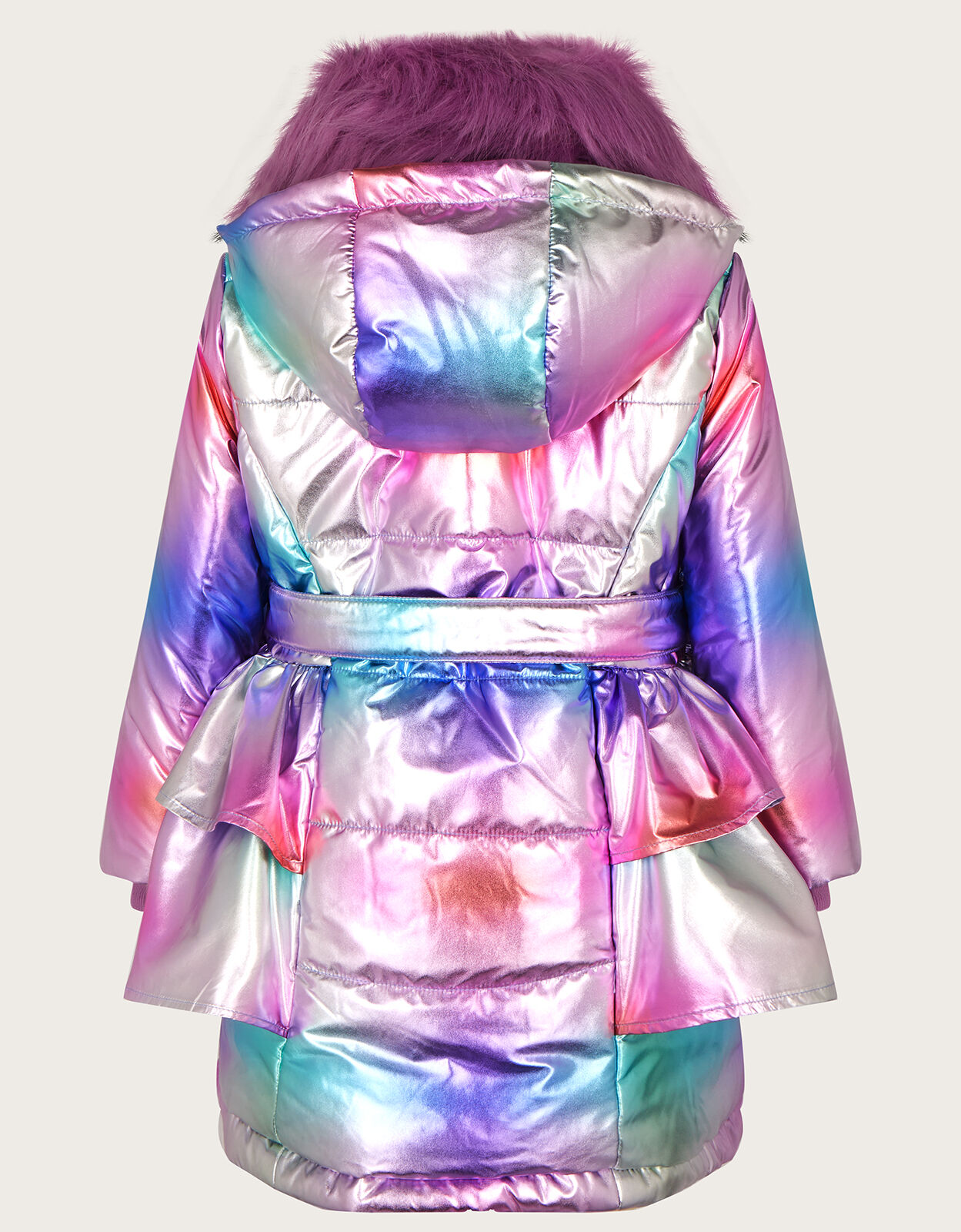Metallic rainbow clearance jacket