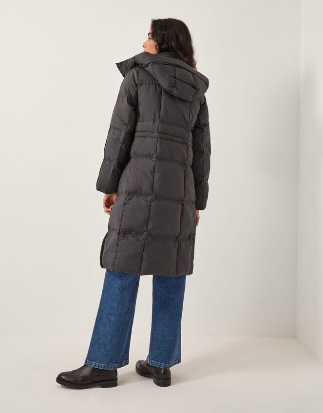 Molly Long Puffer Coat, Black (BLACK), large