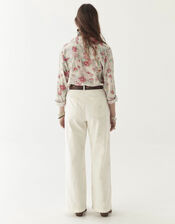 Maison Hotel Lolo Straight-Leg Trousers, Ivory (IVORY), large