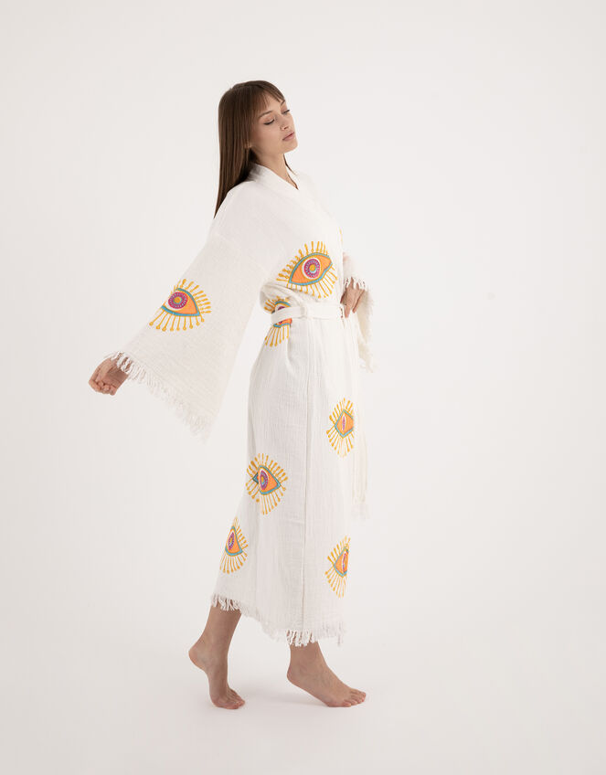 Meraki Beach Eye Kimono, , large