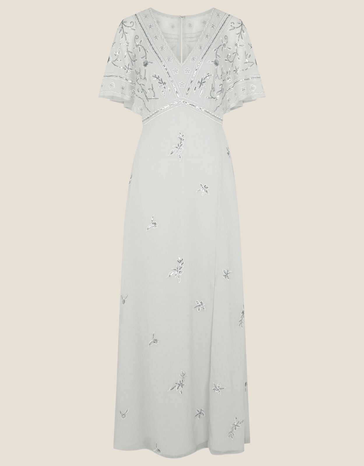 Monsoon truth maxi dress silver store