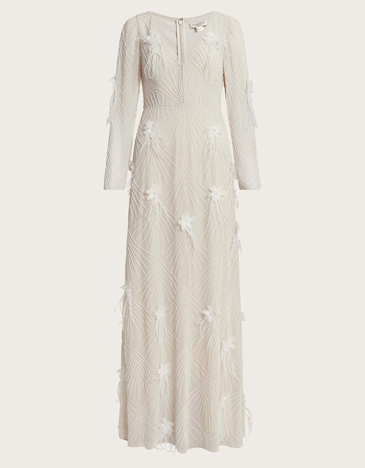Florence embellished bridal maxi dress outlet