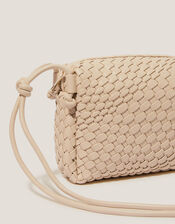 Piper Woven Cross Body Bag, Natural (NEUTRAL), large