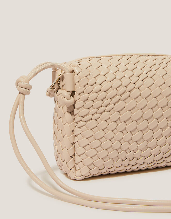 Piper Woven Cross Body Bag, Natural (NEUTRAL), large