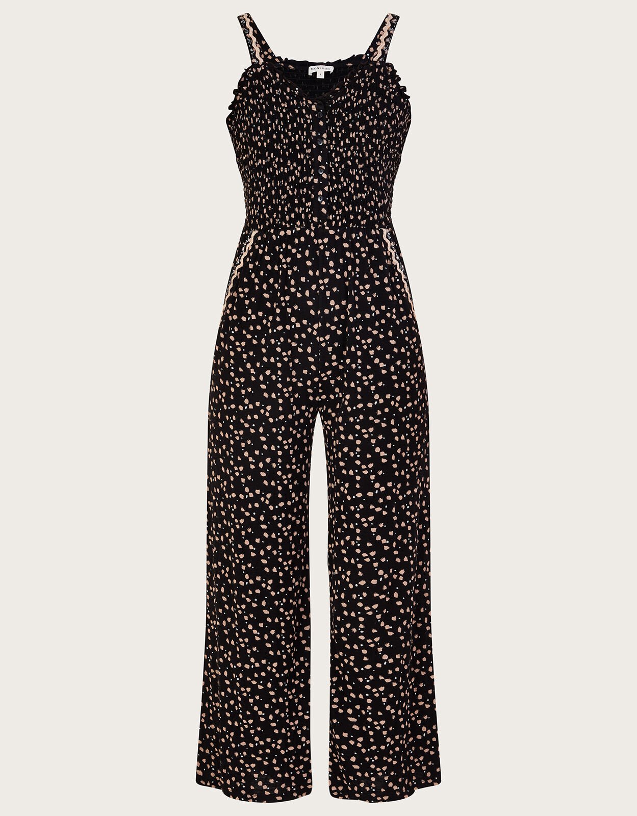 Oasis polka best sale dot jumpsuit