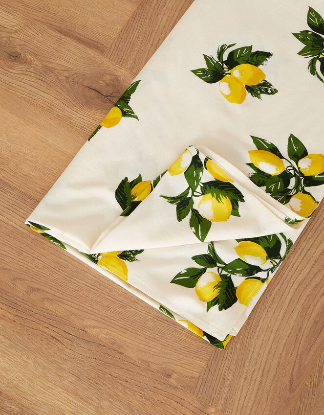 Lemon Print Tablecloth, , large