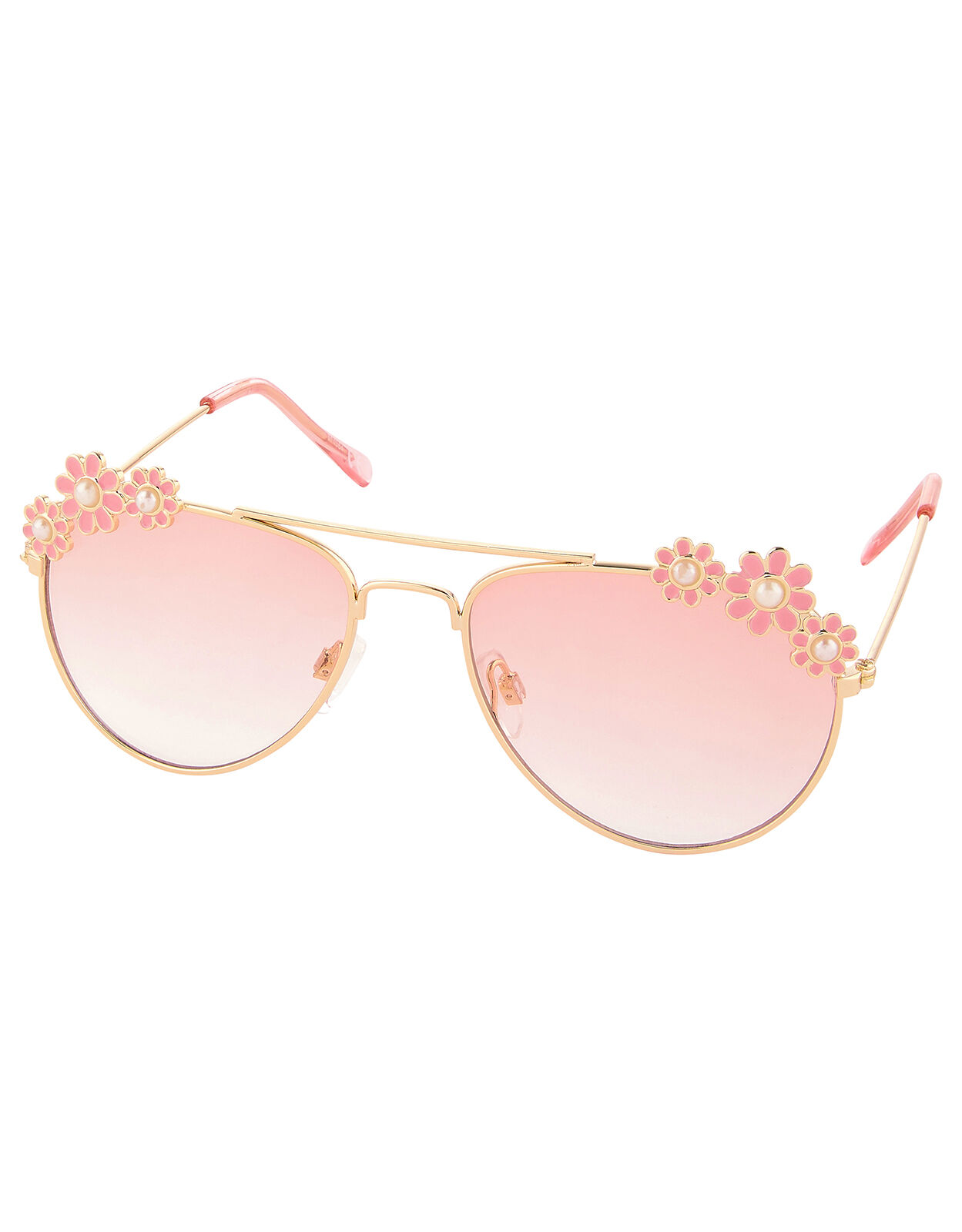 Flower aviator sunglasses clearance