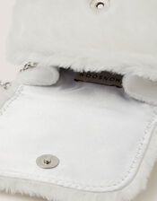 Fluffy Pearl Bow Bag, , large