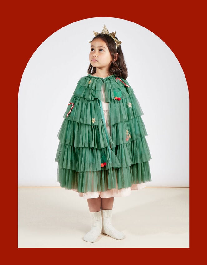 Meri Meri Christmas Tree Cape Costume, , large