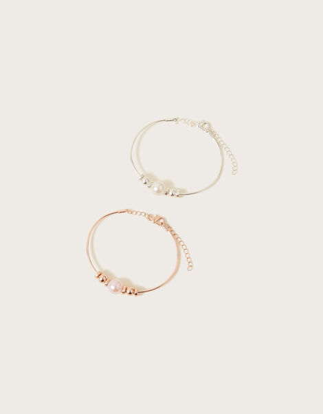 Pearl Bracelets Set of Two, , large