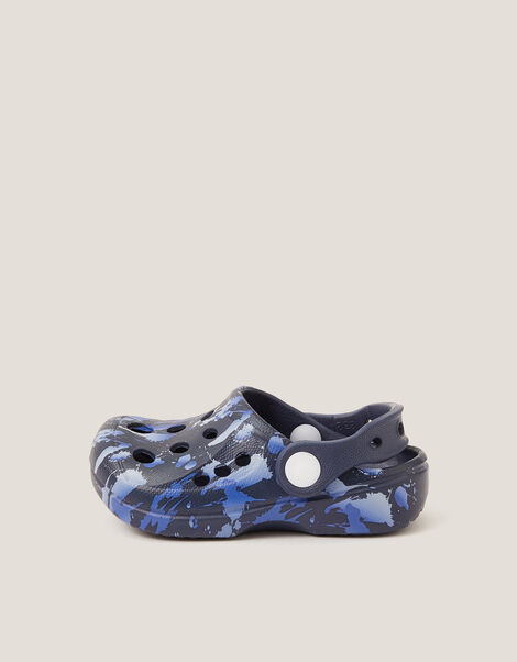 Paint Print Clogs , Blue (BLUE), large