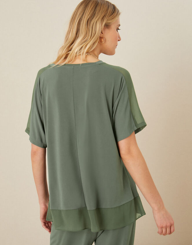 Lounge Kimberley T-Shirt, Green (KHAKI), large